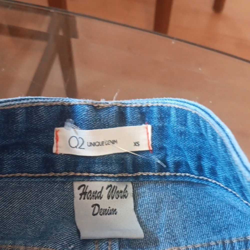 Q2 Unique Denim Ankle & Cropped Jeans - Blue